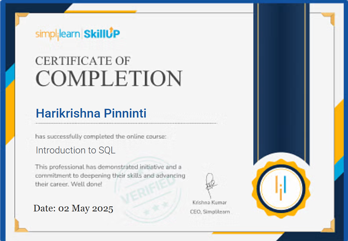 Lean Six Sigma White Belt Certificate